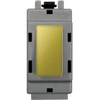 Nexus Grid Blank Module - Polished Brass