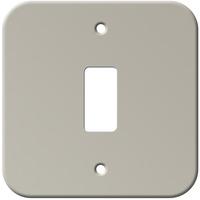 nexus 1 gang grid front plate metal clad