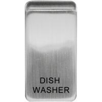 Nexus Grid Rocker "DISH WASHER" - Brushed Steel