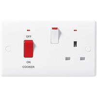 Nexus Slim Cooker Control Unit with Neon Indicators - White Plastic