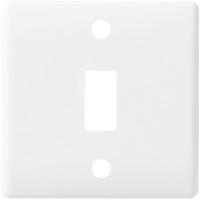 nexus 1 gang grid front plate white