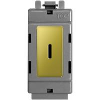 nexus 2 way single pole grid secret key module polished brass