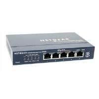 Netgear Gs105 5 Port 10/100/1000 Gigabit Ethernet Desktop Switch