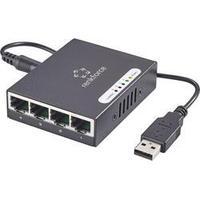 Network RJ45 switch Renkforce Powered via USB 4 ports 1 Gbit/s