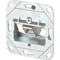 network outlet flush mount insert cat 6a 1 port metz connect