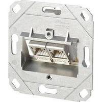 network outlet flush mount insert cat 6a 2 ports metz connect