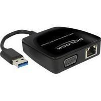 Network adapter 1 Gbit/s Delock 62541 VGA, USB 3.0, LAN (10/100/1000 Mbps)