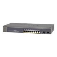 netgear prosafe 8 port 101001000 poe smart switch with 2 sfp ports