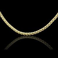 Necklace Chain Necklaces Jewelry Wedding / Party / Daily / Casual / Sports Gold Plated Gold 1pc Gift