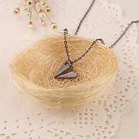 Necklace Pendant Necklaces Jewelry Daily / Casual / Sports Airplane Friendship Alloy Gold / Silver 1pc Gift