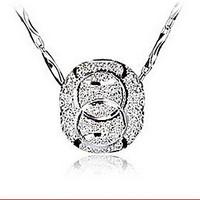 Necklace Pendants Jewelry Wedding / Party / Daily / Casual Silver / Sterling Silver Silver 1pc Gift