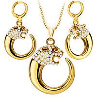 new 2 colors platinum18k gold plated rhinestone jewelry wholesale resi ...