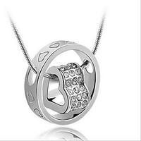 Necklace Pendant Necklaces Jewelry Daily / Casual Fashion Sterling Silver Silver 1pc Gift