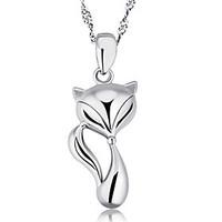 Necklace Pendants Jewelry Wedding / Party / Daily / Casual Fashion Sterling Silver Silver 1pc Gift