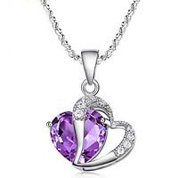 Necklace Pendants Jewelry Wedding / Party / Daily / Casual Sterling Silver Silver 1pc Gift