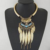 Necklace Statement Necklaces Jewelry Daily / Casual Fashion Alloy Gold / Silver / Blue 1pc Gift