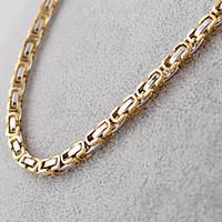 Necklace Chain Necklaces Jewelry Party / Daily / Casual / Sports Vintage Titanium Steel Silver 1pc Gift