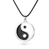 necklace taiji round pendant necklaces jewelry party daily unique desi ...