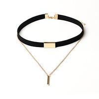 Necklace Non Stone Choker Necklaces Layered Necklaces Tattoo Choker Jewelry Party Birthday Engagement Daily Casual Sports CircleBasic
