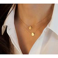 Necklace Pendant Necklaces Jewelry Wedding / Party / Daily / Casual Fashion Alloy Silver 1pc Gift