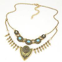 Necklace Statement Necklaces Jewelry Party / Daily / Casual Vintage Alloy Gold / Silver 1pc Gift