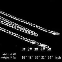 necklace chain necklaces jewelry party casual sterling silver silver 1 ...