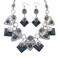 necklaceearrings jewelry euramerican fashion gemstone alloy jewelry 1  ...