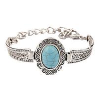 New Fashion Bohemia Turquoise Oval Retro Bracelet