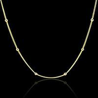 Necklace Chain Necklaces Jewelry Wedding / Party / Daily / Casual / Sports Copper Gold 1pc Gift