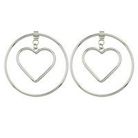 New Drop Heart Cut Earrings