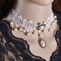 Necklace Choker Necklaces Torque Gothic Jewelry Tattoo Choker Jewelry Wedding Party Halloween Daily Casual Tattoo Style Lace Fabric 1pc