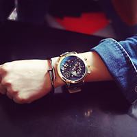 New Men Dual Movement Geek Fashion Casual Waterproof Cool Minimalist Unisex Quartzes Relogio Sport Watches Wrist Watch Cool Watch Unique Watch