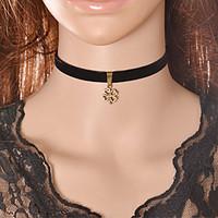 Necklace Choker Necklaces Jewelry Halloween / Wedding / Party / Daily / Casual Fashion Alloy Black 1pc Gift