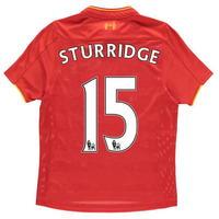 New Balance Liverpool Sturridge Home Shirt 2016 2017 Junior