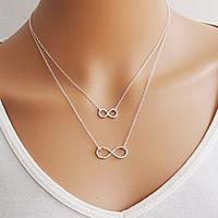 Necklace Pendant Necklaces Jewelry Party / Daily / Casual Fashion Alloy Gold / Silver 1pc Gift