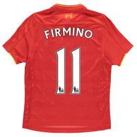 New Balance Liverpool Firmino Home Shirt 2016 2017 Junior