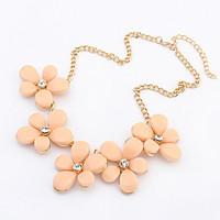 Necklace Choker Necklaces Jewelry Casual Fashion Alloy / Resin Light Blue / Beige / Black / Pink 1pc Gift