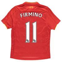 New Balance Liverpool Firmino Home Shirt 2016 2017 Junior