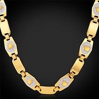 Necklace Choker Necklaces / Chain Necklaces Jewelry Wedding / Party / Daily / Casual / Sports Alloy / Gold Plated Gold 1pc Gift