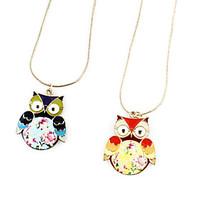 Necklace Pendant Necklaces Jewelry Halloween / Daily Fashion Alloy Black 1pc Gift