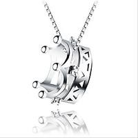 Necklace Pendants Jewelry Wedding / Party / Daily / Casual Sterling Silver Silver 1pc Gift