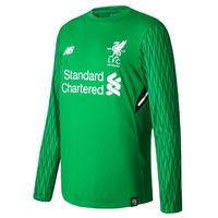 New Balance Liverpool Home Goalkeeper Shirt 2017 2018 Junior