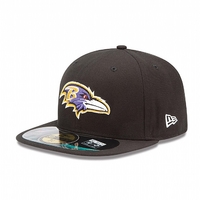 nfl authentic on field baltimore ravens game 59fifty