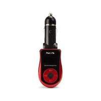 Ngs Spark Car Mp3 Fm Transmitter With Lcd Display And Rds Function Remote Control Red/black (308081)