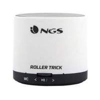 Ngs Roller Trick Rechargeable Bluetooth Portable Speaker With Aux-in Port 10m White (944999)