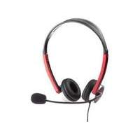 Ngs Msx5 Stereo Headset With Microphone Jack 3.5mm Red (302928)