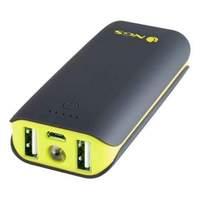 Ngs Powerpump Duo 4400 Universal Powerbank With Two Usb Ports For Tablets And Phones 4400 Mah Yellow/black (powerpump4400duoyellow)