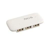 Ngs Ihub4 Compact Active 4-port Usb 2.0 Hub White (310091)