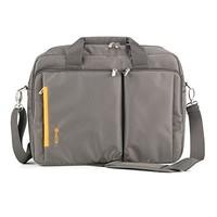 NGS Verona Nylon Bag for 15.6-Inch Laptop - Grey/Orange