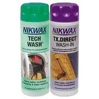 nikwax tech wash tx direct 300ml twin pack clothing waterproofing wate ...